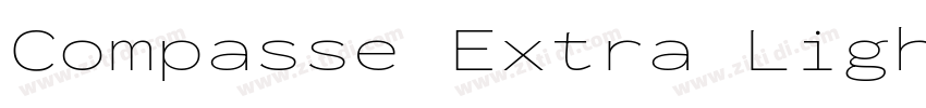 Compasse Extra Light字体转换
